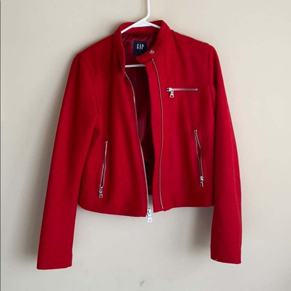 Red jacket